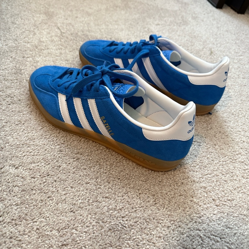 Adidas Men's Blue Gazelle Shoes